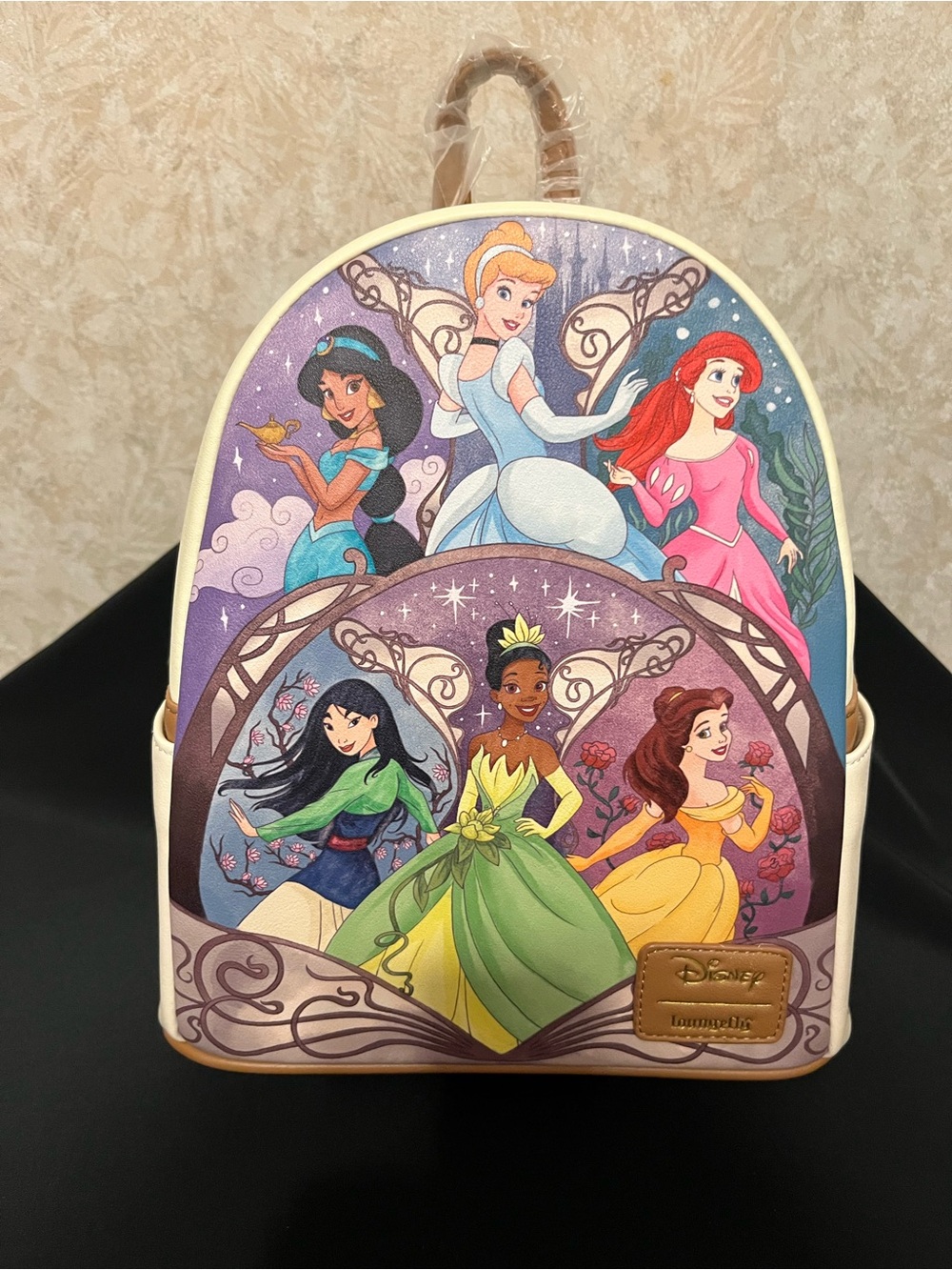 Disney Princesses Purple Multicolor Mini Backpack